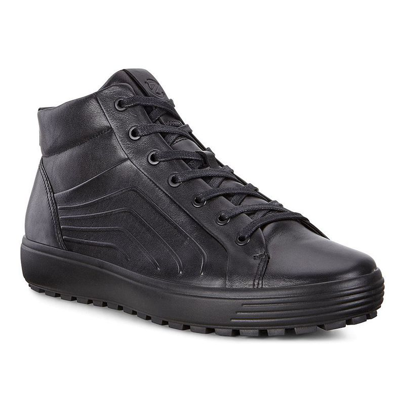 Zapatillas Bota Ecco Soft 7 Para Hombre,Negras,057246-LRZ